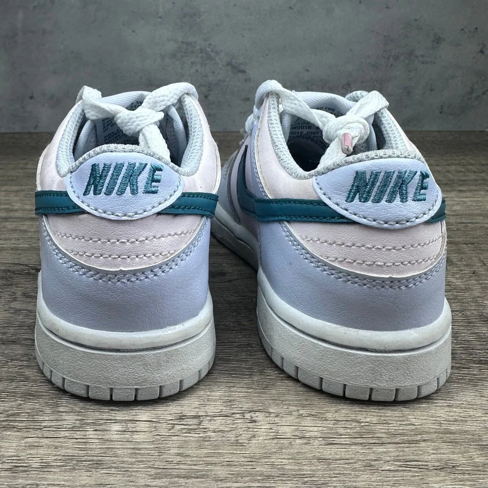 Nike~Preschool~Dunk Low Mineral Teal Sneakers~Size 11C
